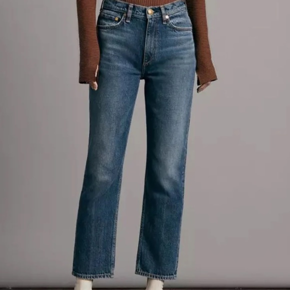 Rag & Bone Wren High Rise Slim Straight - Picture 1 of 7